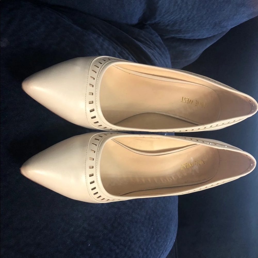 White pumps
